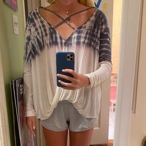 Vintage Havana long sleeve tie dye top